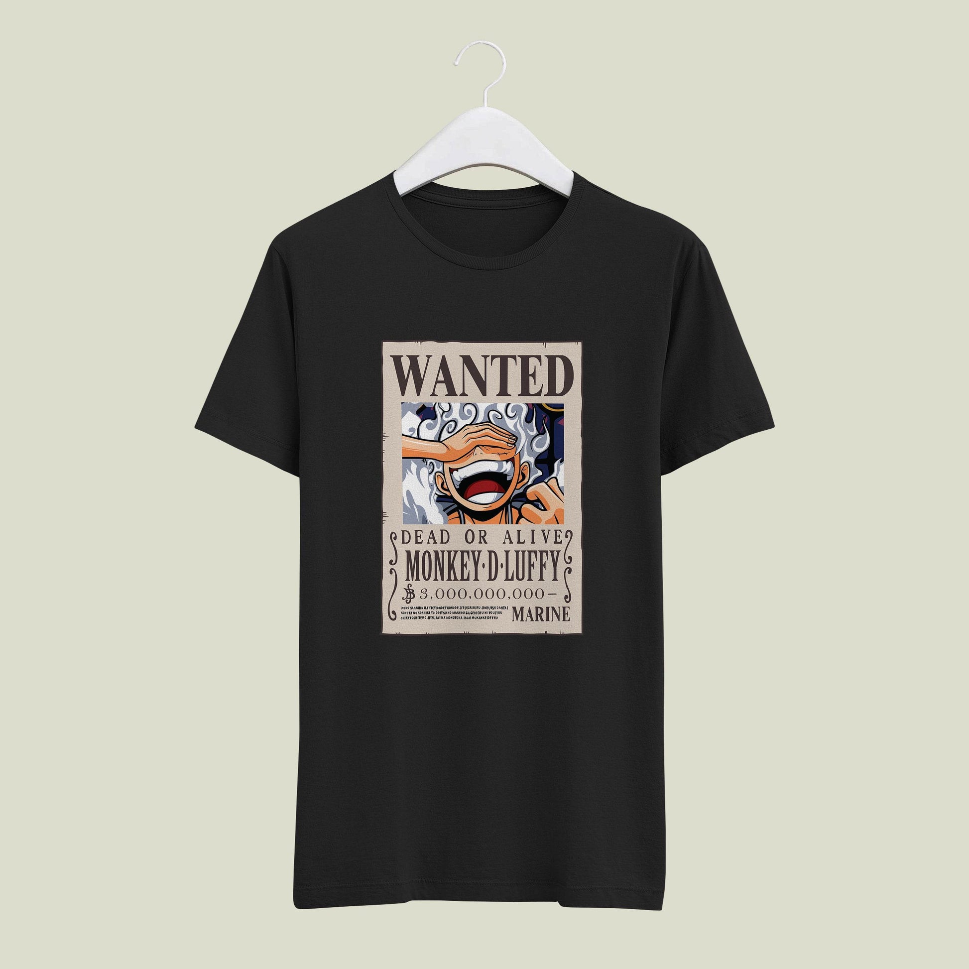 Luffy Wanted: Regular T-shirts - Megakart